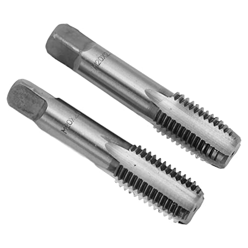 Hochgeschwindigkeitsstahl metrischer Gewinde -Gewinde -Tipp gerade Flötengewinde -Gewinde -Händegewinde -Tippset von 2 Teilen für durch Lochklopfen in Metall Eisenkupferlegierung (M20*2.5) von DIRBAK