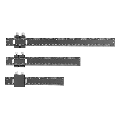 Holzbearbeitungs-Markierung-Messgerät profession elle Aluminium legierung T-Typ-Spur-Scribing quadratisch mit Stopper für DIY-Handwerk Holz bearbeitung 6in 8 Zoll 12 Zoll 3 Stück Holzbearbeitungs-Markierung-Messgerät profession elle Aluminium legierung T-Typ-Spur-Scribing quadratisch mit Stopper für DIY-Handwerk Holz bearbeitung 6in 8 Zoll 12 Zoll 3 Stück von DIRBAK