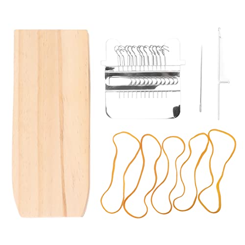 Kleines Webstuhl Kit tragbares DIY Reparaturwerkzeug Mini -Verdammte für Socken Kleidung Speedweave Type Crafting Tool für Strick -Enthusiasten Edelstahlkiefernholz Holz Kleines Webstuhl Kit tragbares DIY Reparaturwerkzeug Mini -Verdammte für Socken Kleidung Speedweave Type Crafting Tool für Strick -Enthusiasten Edelstahlkiefernholz Holz von DIRBAK