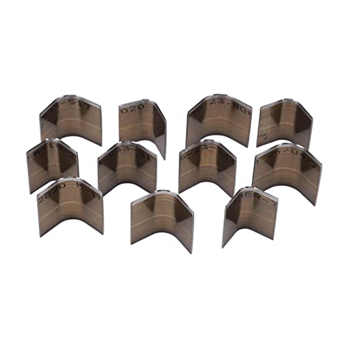 Lederpunchform Kohlenstoffstahl Anti -R -Winkel Ledermesser Schimmel DIY Handgemachte Lederschneidwerkzeuge zum Handwerk und DIY -Projekte hohe Kohlenstoffstahl 11 Teile von DIRBAK