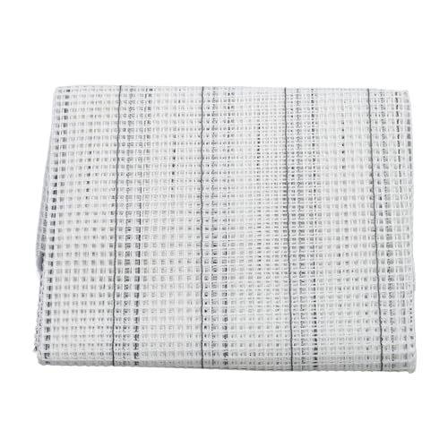 Mesh Canvas Blätter DIY Multipurpose Teppich Hooking Mesh für Stickerei Strick -Häkelprojekte zum Herstellen von Haushaltsnetz -Stoff 1PCS (50 * 100 cm) von DIRBAK