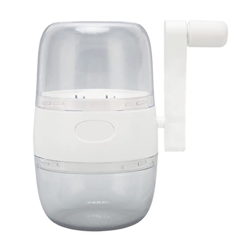 Nussschleifer Handkurbel Edelstahl Blätter Nusshacker Handbuch Nussschleife mit Schleuderwiderstandgriff für Knoblauch weiße Bauch von DIRBAK