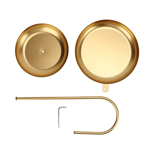Obstplatte Gold Doppelschicht abnehmbar moderne stilvolle Obstsnack -Lebensmittelschale für Wohnzimmer Schlafzimmer Shop von DIRBAK