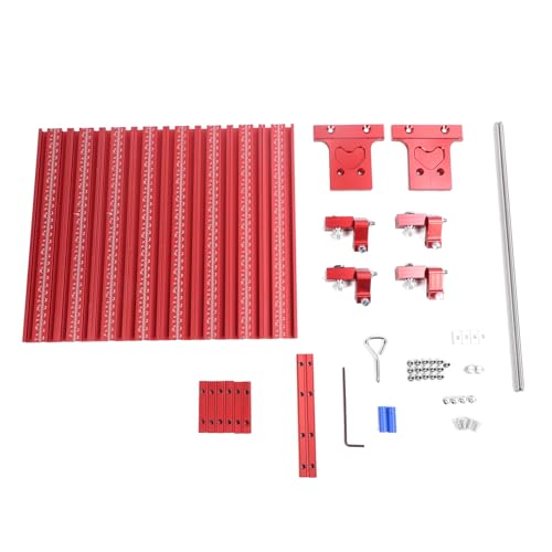 Parallel Rail Guide System Aluminiumlegierung Rundschreiber Guide Rail Holzbearbeitungsstrecke Universal Tool Set Kit für Holzbearbeitungsprojekte und DIY -Enthusiasten von DIRBAK