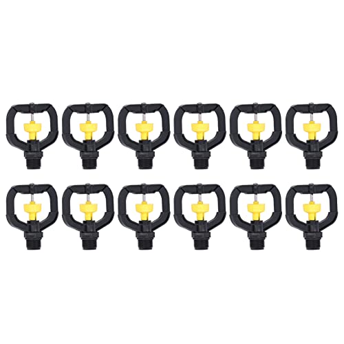 Rotierende Bewässerung Sprinkler Plastikrasen Sprinkler mit G1/2 männlicher Faden für Garten Yard Ackerland Bewässerung 12pcs Rotierende Bewässerung Sprinkler Plastikrasen Sprinkler mit G1/2 männlicher Faden für Garten Yard Ackerland Bewässerung 12pcs von DIRBAK