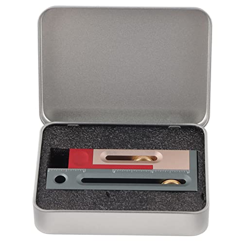 Sägeschlitz -Einstellungsregler Messung Block Premium Aluminiumlegierung Holzbearbeitungswerkzeug für Tafel Säge Sägeschlitzschneideinstellungen Silber rot 100 x 38 x 15,5 mm Sägeschlitz -Einstellungsregler Messung Block Premium Aluminiumlegierung Holzbearbeitungswerkzeug für Tafel Säge Sägeschlitzschneideinstellungen Silber rot 100 x 38 x 15,5 mm von DIRBAK