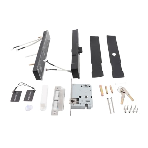 Smart Entry Lock IP65 Digitaler Tastatur Fingerabdruckkennwort Kennwort Keyless Entry -Sperre mit App für 35 mm bis 80 mm Türen Robuster wetterfester Aluminiumlegierung Wohnhäuser von DIRBAK