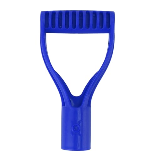 Spatengriffschaufelersatz D Grip Plastik 32 mm Innendurchmesser Ergonomischer Schneeschaufelgriff zum Graben von Raking und starken Schneeentfernung Leichtes haltbares Nicht (Blue) von DIRBAK