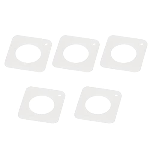Stepper -Motor -Vibrationsdämpfer Silikon -Stoßdämpfer -Set -Kit für 3D -Drucker CNC -Maschine NEMA 17 Stepper Motor 5pcs 42 mm x 42 mm x 2 mm von DIRBAK
