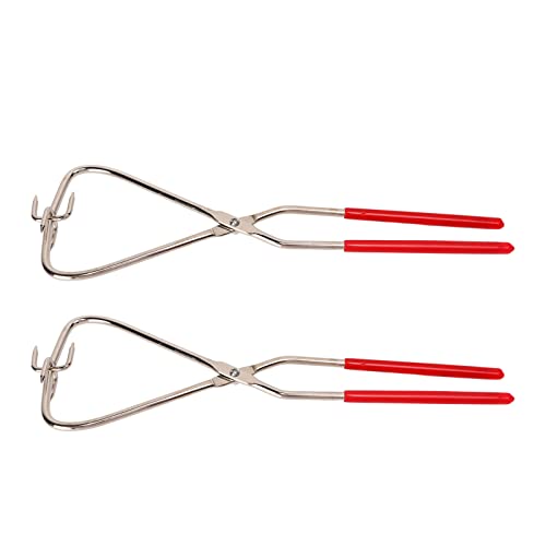 Tauchzangen -Keramikwerkzeug Edelstahl roten Griff 360 Grad Rotatable Einfach Reinigung Stabile Fixierung für Keramik -Skulpturen handwerk 2pcs Tauchzangen -Keramikwerkzeug Edelstahl roten Griff 360 Grad Rotatable Einfach Reinigung Stabile Fixierung für Keramik -Skulpturen handwerk 2pcs von DIRBAK