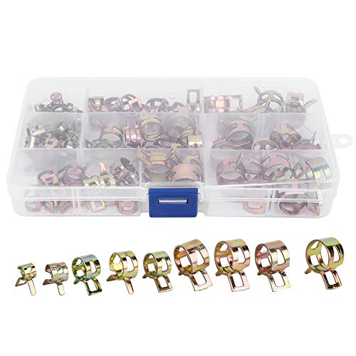 Verzinkte Schlauchklemmen Feder Clip -Sortiment Set 80pcs Heavy Dut Rohr -Klemme Befestigungselemente für Luftwasserbrennstoff Silikonschläuche Zinkpatziert 6 bis 15 mm Verzinkte Schlauchklemmen Feder Clip -Sortiment Set 80pcs Heavy Dut Rohr -Klemme Befestigungselemente für Luftwasserbrennstoff Silikonschläuche Zinkpatziert 6 bis 15 mm von DIRBAK