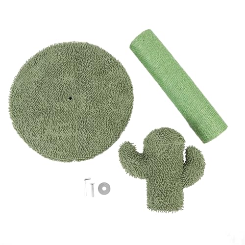 ade4Pets 34 Tall Cat Scratching Post, Cat Scratcher Kitten Scratching Posts for Indoor Cats Adults Claw Scratch with Sisal Rope, Vertical Green Cat Tree with Dangling Ball von DIRBAK
