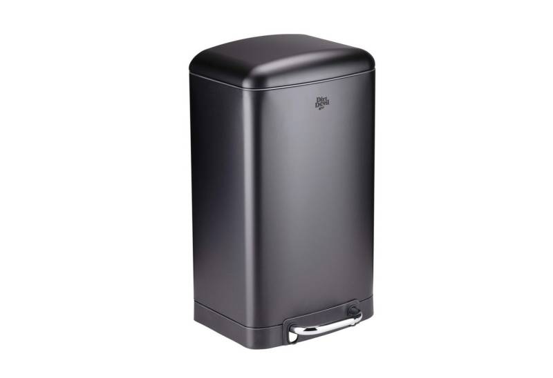 DIRT DEVIL Mülleimer Treteimer Edelstahl soft close 20 Liter, Abfalleimer Trittmechanismus Inneneimer herausnehmbar von DIRT DEVIL