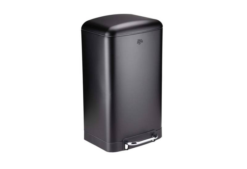 DIRT DEVIL Mülleimer Treteimer Edelstahl soft close 30 Liter, Abfalleimer Trittmechanismus Inneneimer herausnehmbar von DIRT DEVIL