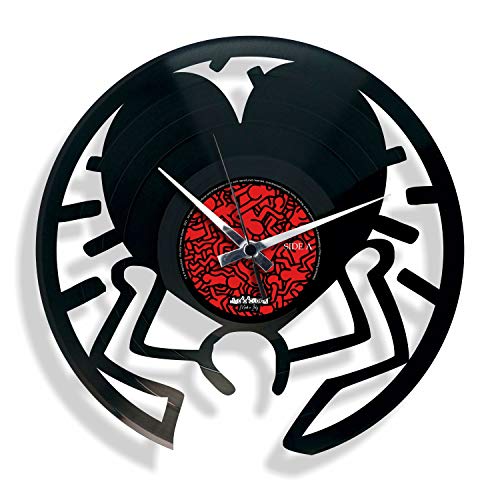 DISC'O'Clock Shallplattenuhr Keith - Lautlos Wanduhr, einfach aufzuhängen. 100% Made in Italy Handwerkliches Produkt DISC'O'Clock Shallplattenuhr Keith - Lautlos Wanduhr, einfach aufzuhängen. 100% Made in Italy Handwerkliches Produkt von DISCOCLOCK