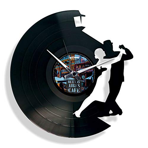 DISC'O'Clock Shallplattenuhr Tango - Lautlos Wanduhr, einfach aufzuhängen. 100% Made in Italy Handwerkliches Produkt DISC'O'Clock Shallplattenuhr Tango - Lautlos Wanduhr, einfach aufzuhängen. 100% Made in Italy Handwerkliches Produkt von DISCOCLOCK