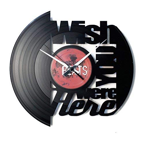 DISC'O'Clock Shallplattenuhr Wish You were Here - Lautlos Wanduhr, einfach aufzuhängen. 100% Made in Italy Handwerkliches Produkt DISC'O'Clock Shallplattenuhr Wish You were Here - Lautlos Wanduhr, einfach aufzuhängen. 100% Made in Italy Handwerkliches Produkt von DISCOCLOCK