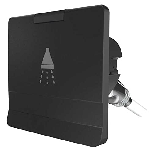 BLACK HOUSING FOR SHOWERHEAD SQUAR COVER von DISMARINA PLASTIMO
