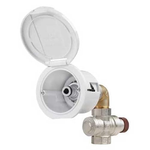 WATER INLET STRAIGHT+WHITE ROUND COVER WATER INLET STRAIGHT+WHITE ROUND COVER von DISMARINA PLASTIMO