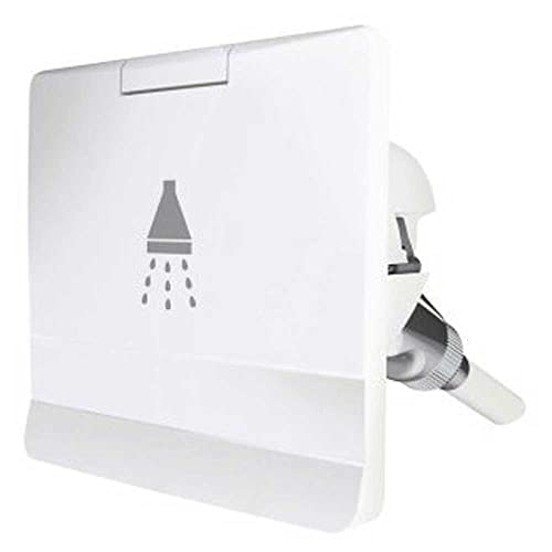 WHITE HOUSING FOR SHOWERHEAD SQUAR COVER von DISMARINA PLASTIMO