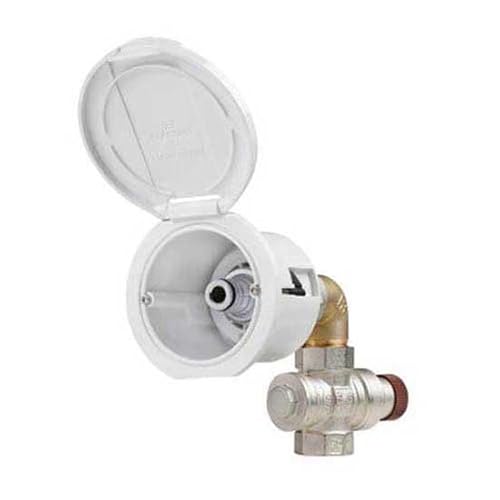 WHITE HOUSING FOR WATER SQUARE COVER FLX WHITE HOUSING FOR WATER SQUARE COVER FLX von DISMARINA PLASTIMO