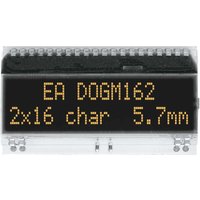 7-Segment-Anzeige Gelb-Grün 5.57 mm 3.3 v, 5 v Ziffernanzahl: 2 EADOGM162L-A - Display Visions von DISPLAY VISIONS