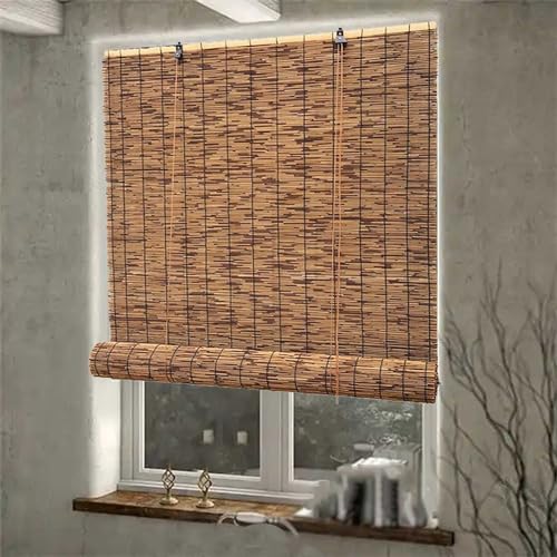 Bambus Rollo Jalousine für Fenster 30-280cm Breit 30-280cm Lang Natur Bambus Rollo Lichtdurchlässig für Garten Terrasse Verdunkelnd Innenrollo Bambus Außenrollo, Einfache Installation Bambus Rollo Jalousine für Fenster 30-280cm Breit 30-280cm Lang Natur Bambus Rollo Lichtdurchlässig für Garten Terrasse Verdunkelnd Innenrollo Bambus Außenrollo, Einfache Installation von DISPRA