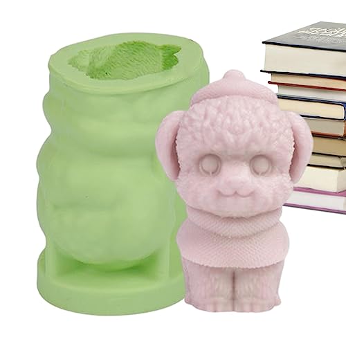 DISPRA Tierharzformen, chinesische Tierkreiszeichen Silikonformen für Kerzen, niedliches Tierornament für Ornamente aus Kunstharz, handgefertigte Seife, Duftkerzen DISPRA Tierharzformen, chinesische Tierkreiszeichen Silikonformen für Kerzen, niedliches Tierornament für Ornamente aus Kunstharz, handgefertigte Seife, Duftkerzen von DISPRA