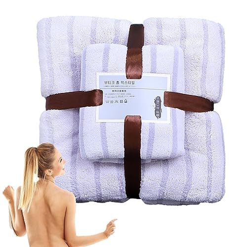 DISPRA Körperhandtücher für die Dusche – Mikrofaser Korallensamt hoch saugfähiges Handtuch-Set – Gesichtshandtuch Badetuch-Set, Badezimmer-Handtuch-Set für Fitnessstudio, Hotel, Spa, Bad, Fitness, DISPRA Körperhandtücher für die Dusche – Mikrofaser Korallensamt hoch saugfähiges Handtuch-Set – Gesichtshandtuch Badetuch-Set, Badezimmer-Handtuch-Set für Fitnessstudio, Hotel, Spa, Bad, Fitness, von DISPRA