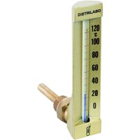 Industrielles Winkelthermometer - 15x21 - Großes Modell 150mm Sonde lang 100mm - 0 bis 120°C Industrielles Winkelthermometer - 15x21 - Großes Modell 150mm Sonde lang 100mm - 0 bis 120°C von DISTRILABO