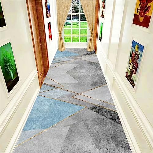 DITANHUO Läuferteppiche, Küche, Flur, Treppen, schmaler Läuferteppich mit Rutschfester Unterseite, Retro-Stil, Flur, Flur, Tür, Treppen, Teppiche, Wohnzimmer, Bodenteppichmatte,1m x 4m von DITANHUO