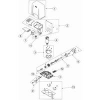 Ditec - 6ION4P Zahnstange Ritzel + Ritzel Abdeckung Für Ion4 6ion4p Entrematic Ersatzteil von DITEC