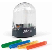 Ditec - Code FL24 24-Vdc-Blinkleuchte mit über das elektronische Bedienfeld gesteuertem Blinken – Schutzart IP44 (farbige Röhren im Lieferumfang Ditec - Code FL24 24-Vdc-Blinkleuchte mit über das elektronische Bedienfeld gesteuertem Blinken – Schutzart IP44 (farbige Röhren im Lieferumfang von DITEC