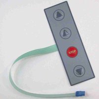 Ditec - Code PT4 Optionales 4-Tasten-Drucktastenfeld für E1T (Auf-Teil-Auf-Zu-Stopp) von DITEC