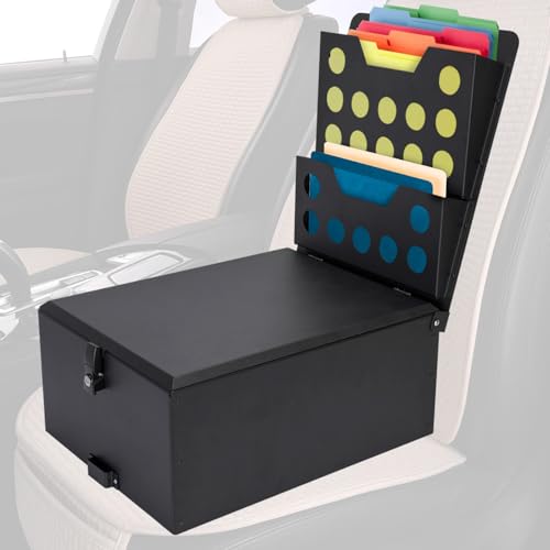 DITKOK Metall Car Manager, Autoassistent & Autositz-Organizer für den Beifahrersitz, Car Organizer mit Verriegelung, geeignet für Beifahrersitze in Autos und Lastwagen, auch im Fondbereich einsetzbar von DITKOK