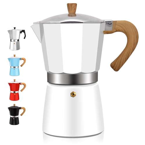 DITOSH 9 Tasse Aluminium Espresso Stovetop Moka Pot Express Kaffeemaschine Perkolator italienischen klassischen Mokka Kaffeemaschine für und kubanische Cafe Brauerei für Haus und Camping 450ml 15oz von DITOSH