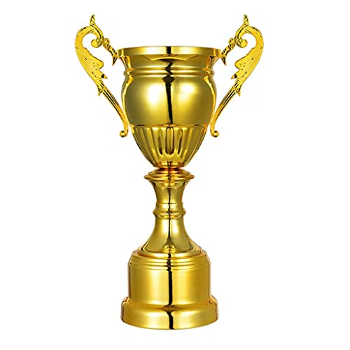 DITUDO Pokale Große Metall Trophy, Fußball, Basketball, Badminton Match Souvenir, Sport, Meisterschaft, Wettbewerb Gold Medaille (Farbe : Gold, Size : 29 * 47cm) von DITUDO