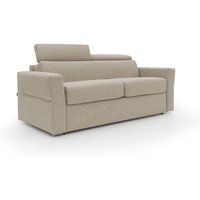 Divani.store - Avalon Schlafsofa mit 18 cm hoher Matratze aus wasserfestem Stoff T03 180 cm (120x197) beige von DIVANI.STORE