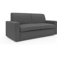 Divani.store - Kansas Schlafsofa mit 20 cm hohen Matratze aus wasserfestem Baumwollmischgewebe T13 172 cm (mat. 120x197) anthrazit von DIVANI.STORE