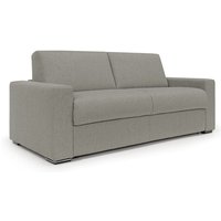 Divani.store - Nixon Schlafsofa mit 20 cm Matratze aus wasserfestem Stoff T03 200 cm (mat. 140x197) Taupe von DIVANI.STORE