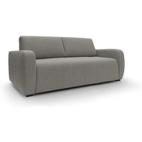 Duna Schlafsofa mit 20 cm Matratze aus wasserfestem Stoff T03 195 cm (mat. 140x197) taupe von DIVANI.STORE