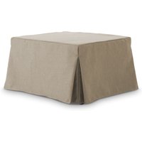 Divani.store - tip-top Schlafhocker aus wasserfestem Stoff T13 73 cm beige - beige Divani.store - tip-top Schlafhocker aus wasserfestem Stoff T13 73 cm beige - beige von DIVANI.STORE