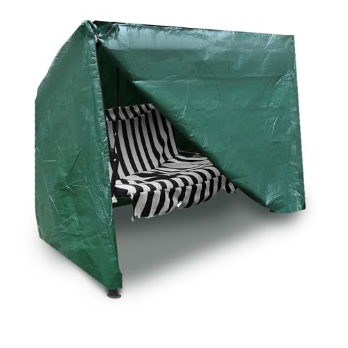 DIVCHI Abdeckung für Hollywoodschaukel, 3-Sitzer, für Außenbereich, Garten, Terrasse, wasserdicht, für Außenbereich, Wetter, Möbel-Schutzhülle von DIVCHI