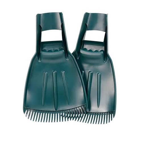 DIVCHI Laubschaufeln für Hof und Garten – Set mit 2 Laubgreifern, großer Laubsammler für Rasengras, Schmutz und Laubentfernung – Übergroßes Kunststoff-Krallen-Design, langlebig und leicht mit DIVCHI Laubschaufeln für Hof und Garten – Set mit 2 Laubgreifern, großer Laubsammler für Rasengras, Schmutz und Laubentfernung – Übergroßes Kunststoff-Krallen-Design, langlebig und leicht mit von DIVCHI