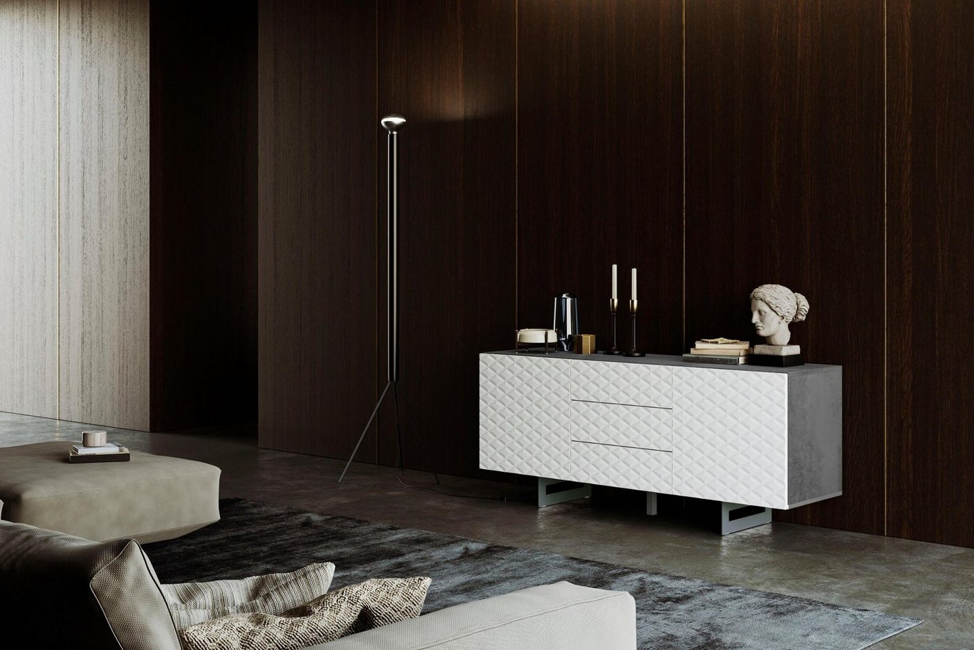 DIVENTA Sideboard KORFU, Breite 165 cm von DIVENTA