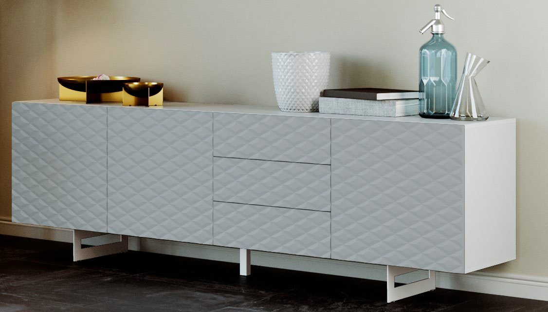 DIVENTA Sideboard KORFU, Breite 220 cm von DIVENTA