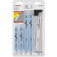 Bosch - Säbelsägen-Messer-Set Wood and Metal, 6-teilig, Blister von Bosch