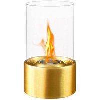 Divina Fire - Bioethanol-Tisch-Biokamin marsiglia Golden D16 x H27 innen außen von DIVINA FIRE