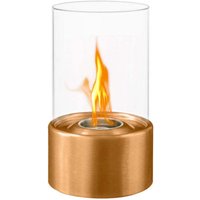 Divina Fire - Bioethanol-Tischkamin marsiglia Bronze D16 x H27 innen außen von DIVINA FIRE