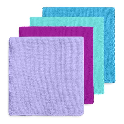 Divine Genius Happy Rainbow – Packung mit 4 wiederverwendbaren Mikrofasertüchern, super saugfähig, waschbar und strapazierfähig, für die Küche, schnelltrocknend, Reinigungstücher Divine Genius Happy Rainbow – Packung mit 4 wiederverwendbaren Mikrofasertüchern, super saugfähig, waschbar und strapazierfähig, für die Küche, schnelltrocknend, Reinigungstücher von DIVINE GENIUS